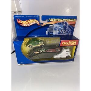 Hot Wheels Pavement Pounder 30s Car Show Indiana Hauler Exclusive 89313 VTG 2001
